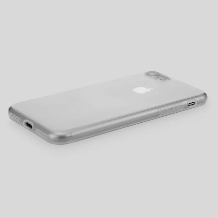 Ultra Slim Case iPhone SE / 8 7 / Plus TPU Schutz Hülle Soft Cover Clear Farbe Folie