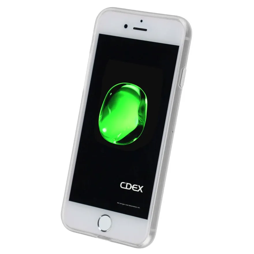 Ultra Slim Case iPhone SE / 8 7 / Plus TPU Schutz Hülle Soft Cover Clear Farbe Folie