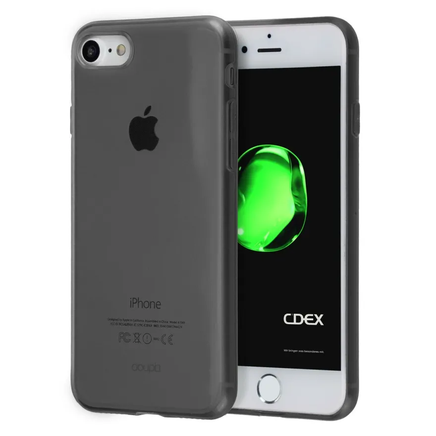 Ultra Slim Case iPhone SE / 8 7 / Plus TPU Schutz Hülle Soft Cover Clear Farbe Folie