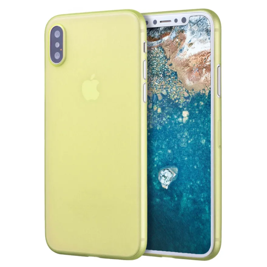 UltraSlim Case iPhone X Matt Clear Schutz Hülle Skin Cover Tasche Schale Folie