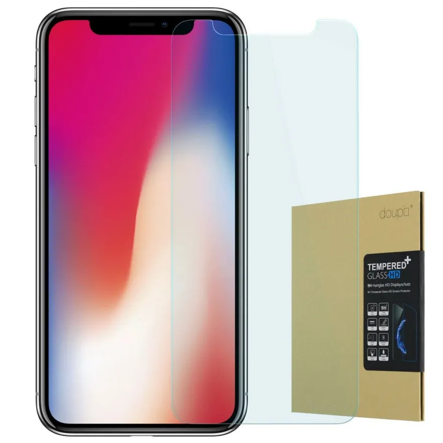 UltraSlim Case iPhone X Matt Clear Schutz Hülle Skin Cover Tasche Schale Folie