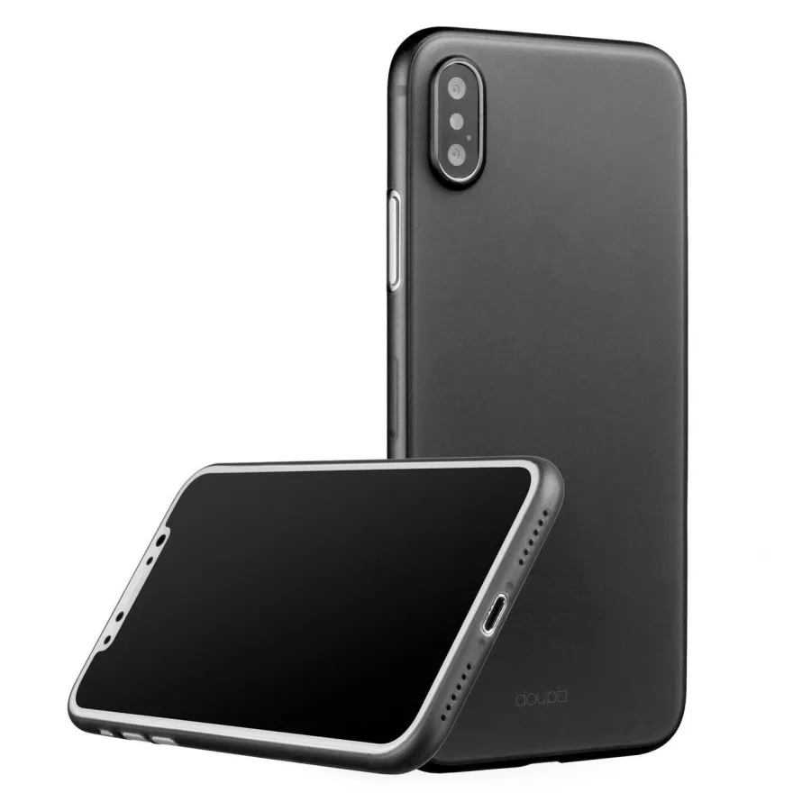 UltraSlim Case iPhone X Matt Clear Schutz Hülle Skin Cover Tasche Schale Folie
