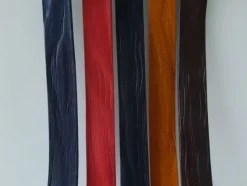 umjuBELT Gürtel Wave Lizard blau rot schwarz brau Leder 80 85 90 95 100 105 110