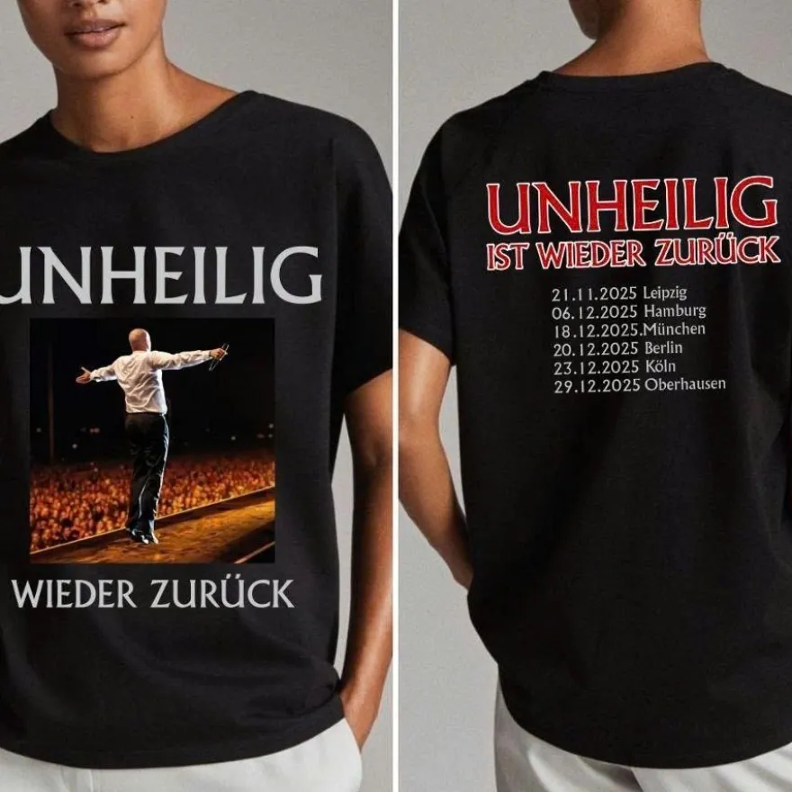 Unheilig Wieder Zurück Tour 2025 T-Shirt Hoodie Sweatshirt - Fan Merch Geschenk