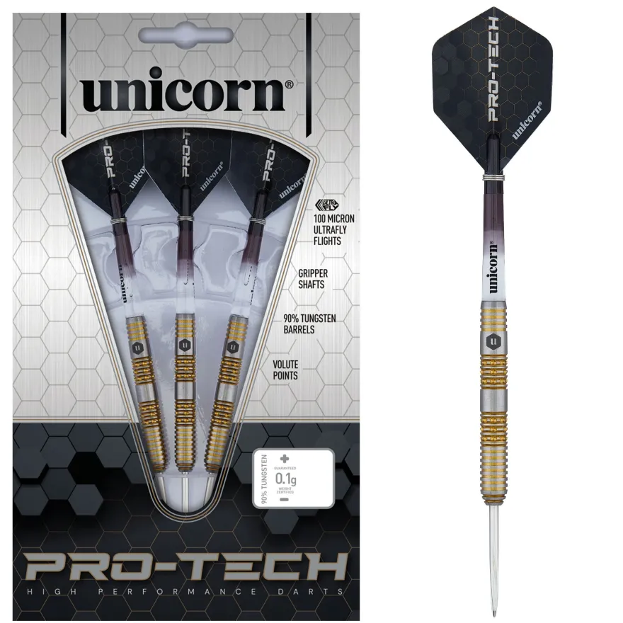 Unicorn Pro-Tech Style 6 Steel Darts / 23 Gr., 25 Gr. oder 27 Gr. / Inhalt 1 Stück