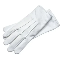 Uniform Gardehandschuhe weiße Handschuhe Clown Pantomime Nikolaus Karneval