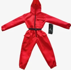 Unisex Squid Game 2 Kostüm Cosplay Overall + Squid Game Maske Halloween Outfit