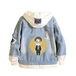 Unisex Sweatshirt Hoodie Harry Potter Kapuze Jeansjacke Hogwarts Granger Dobby Mantel