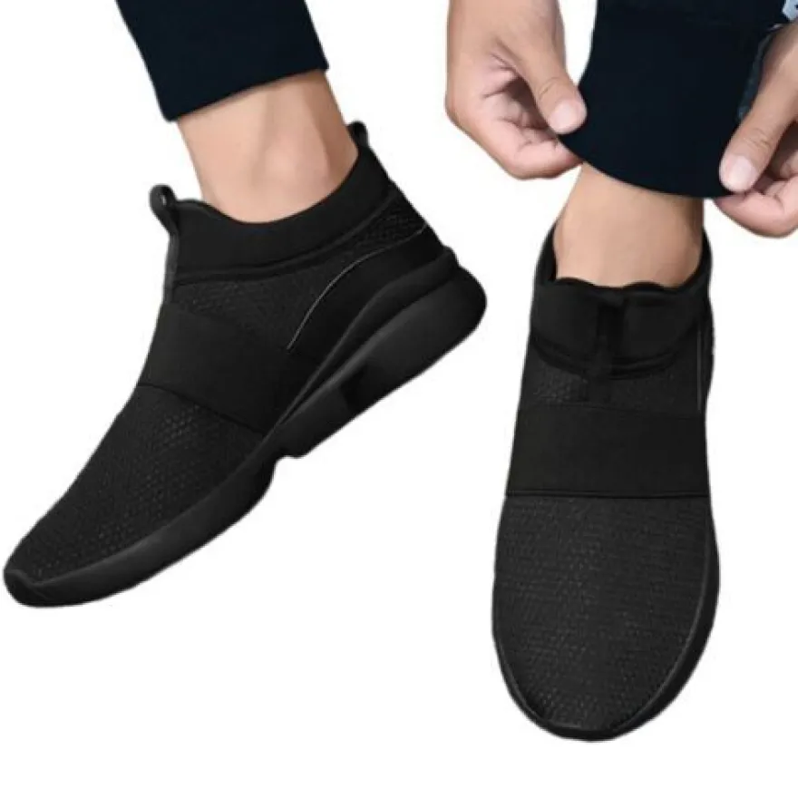 Unisex Turnschuhe Schlupfen Laufschuh Damen Weich Reisen Sport Wanderschuhe Mode