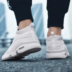 Unisex Turnschuhe Schlupfen Laufschuh Damen Weich Reisen Sport Wanderschuhe Mode