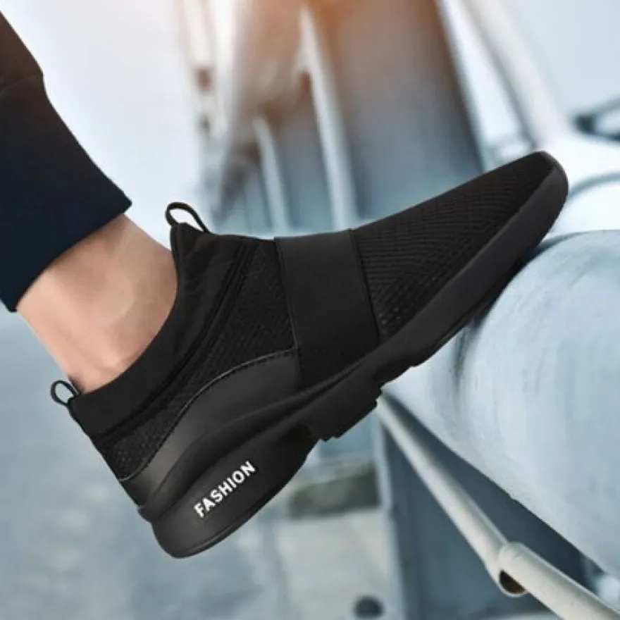 Unisex Turnschuhe Schlupfen Laufschuh Damen Weich Reisen Sport Wanderschuhe Mode