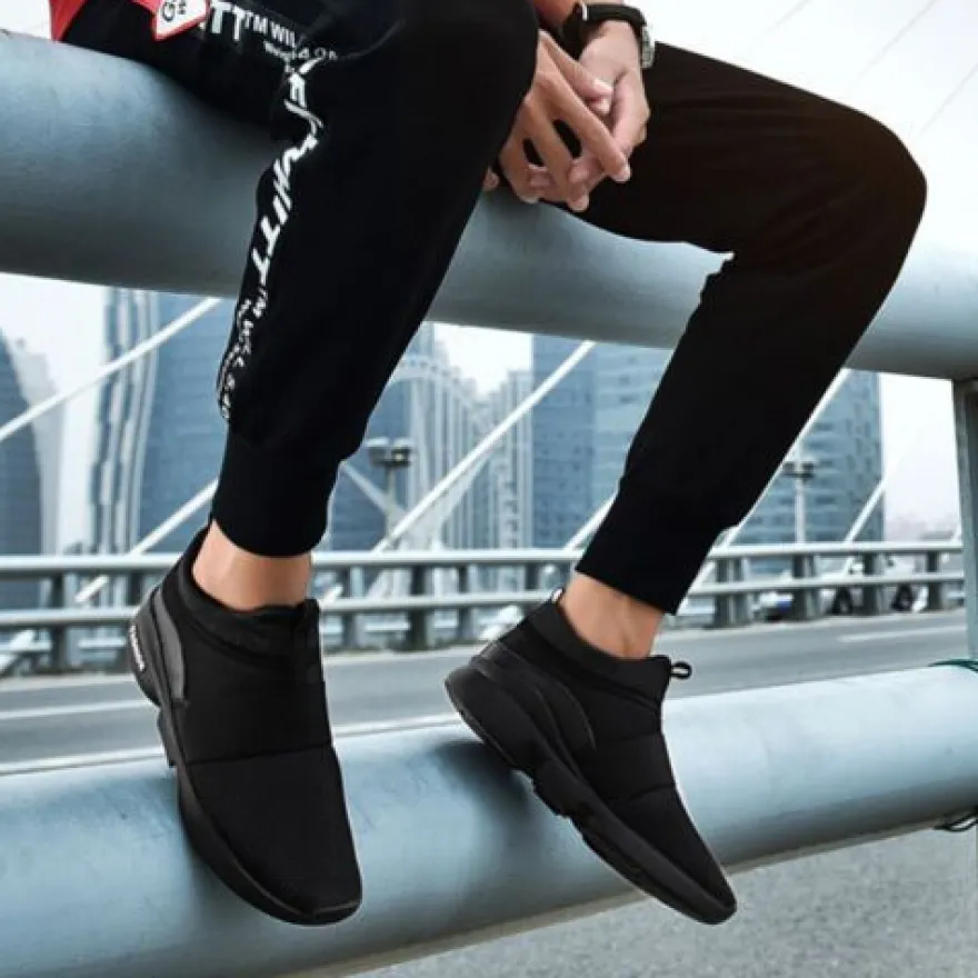 Unisex Turnschuhe Schlupfen Laufschuh Damen Weich Reisen Sport Wanderschuhe Mode