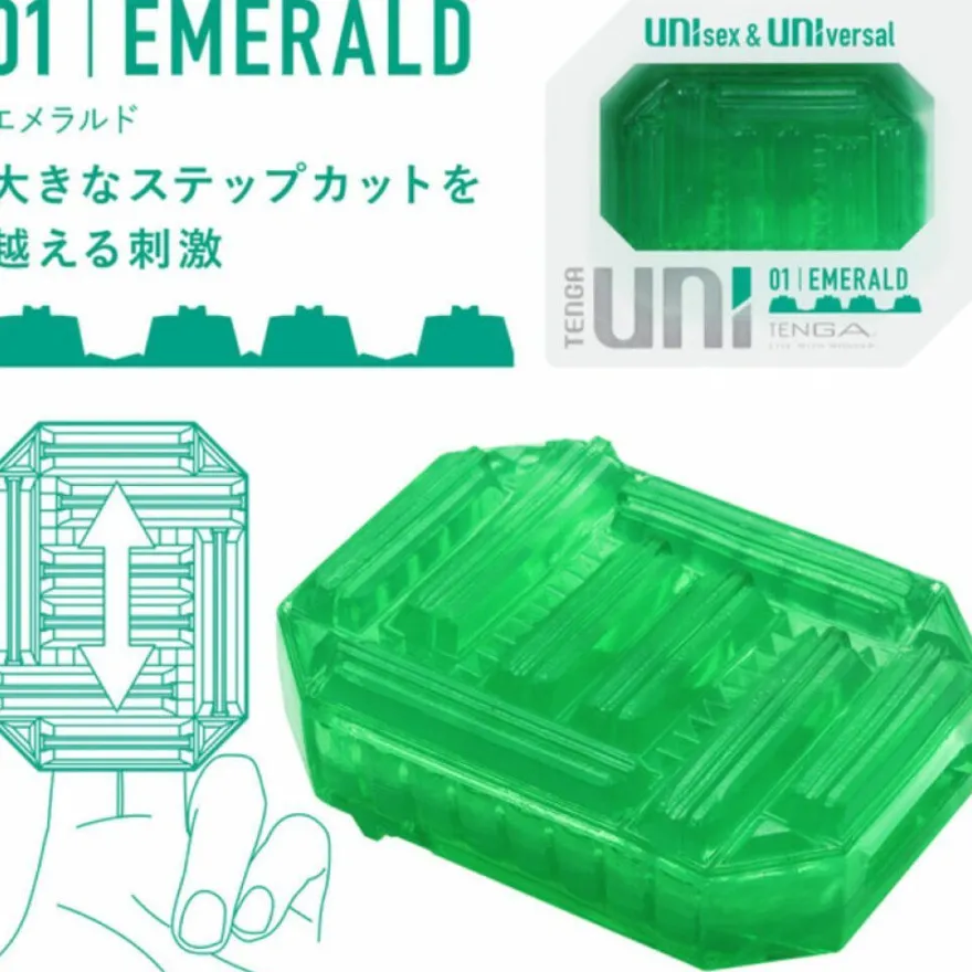 UNI Smaragd Masturbator Fingerhut