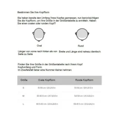 Unit 1 - Fahrradhelm AURA - schwarz/weiß - Gr. M