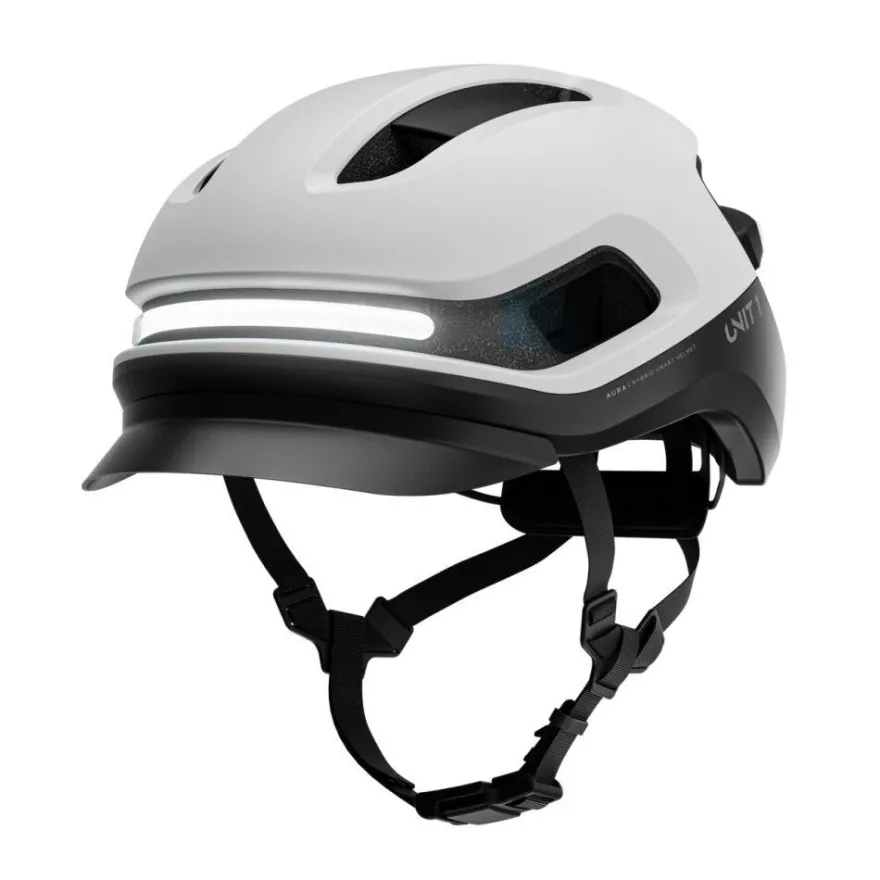 Unit 1 - Fahrradhelm AURA - schwarz/weiß - Gr. M