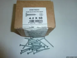 Universalblechschraube Senkblechschraube 4,2 x 50 DIN 7982 C Verzinkt 250 Stk