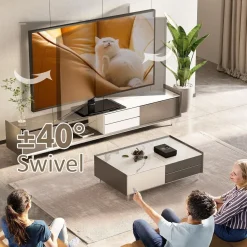 Universal TV-Ständer schwenkbar 32-70 Zoll TV 80 Grad schwenkbar
