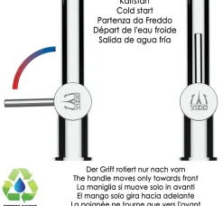 Unterfenster Vorfenster Küchenarmatur klappbar auf nur 6cm mit 2Strahl Brause