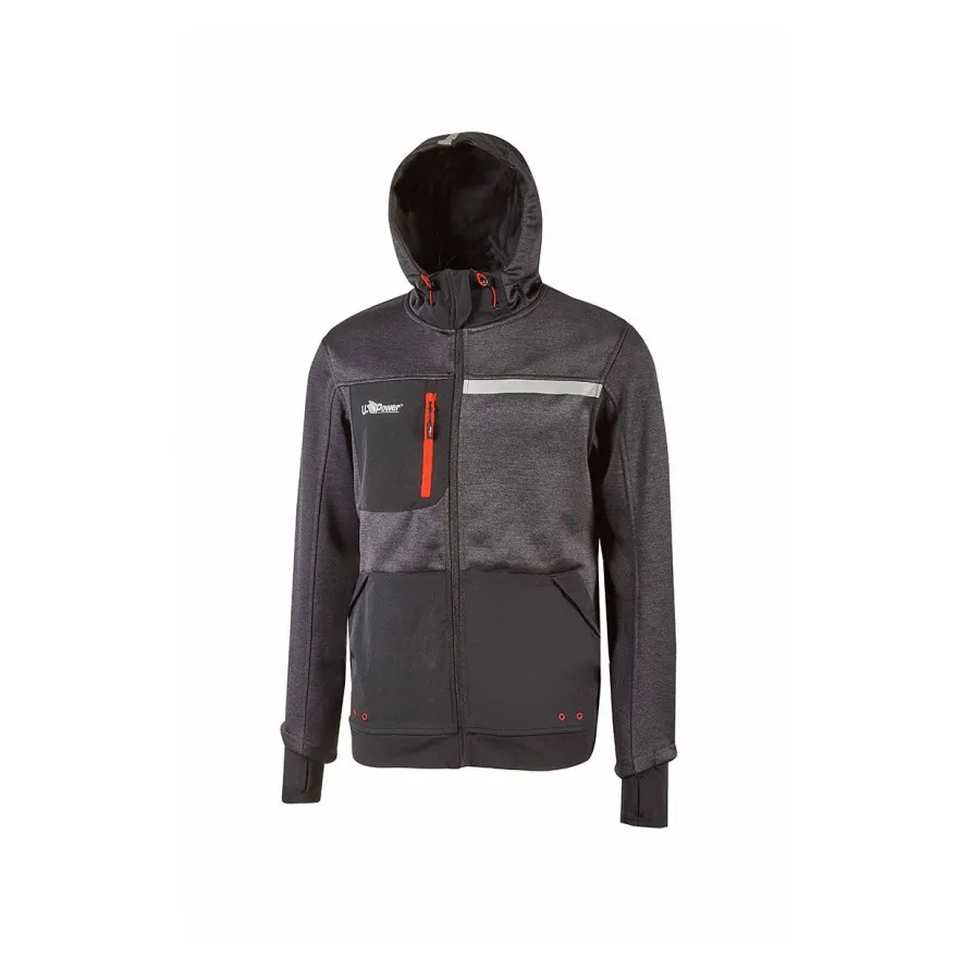 U-Power Kapuzen-Sweatshirtjacke Galaxy