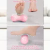 URAQT Massagebälle Faszienball 2er Set Kleine Igelball Hart mit Noppen für