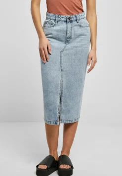 Urban Classics Damen Ladies Midi Denim Skirt