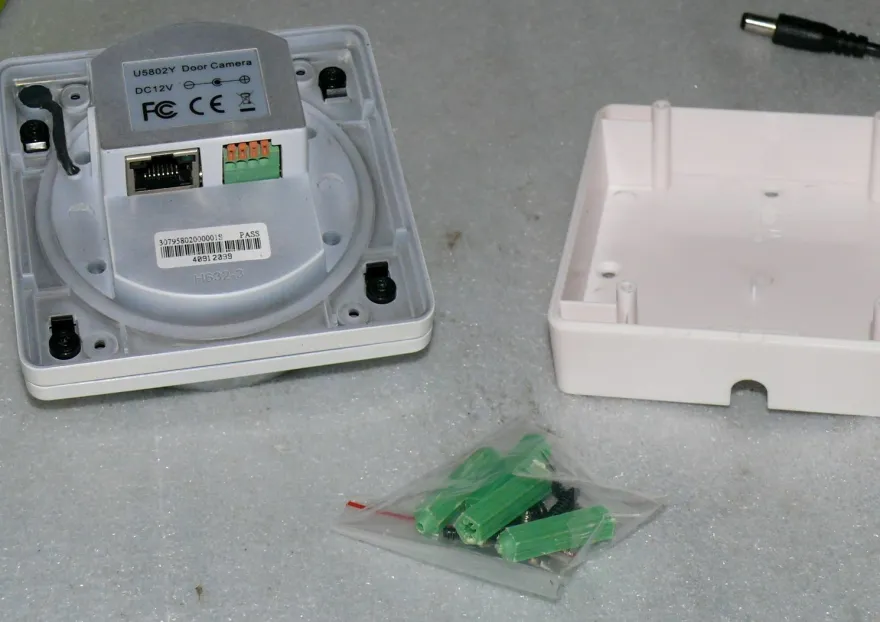 U5802Y POE Türklingel Kamera 720P Mikrofon PIR Sensor Nachtsicht Sensoren Record