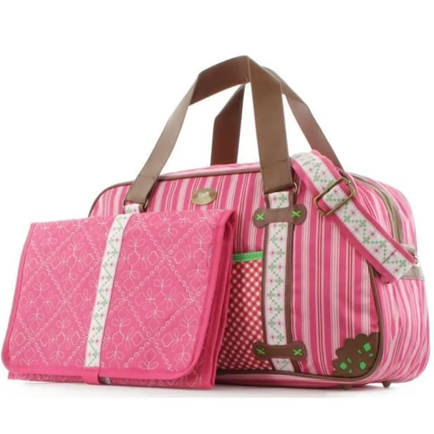 Vadobag Wickeltasche Pink Doily Bowler