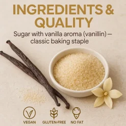 Vanillinzucker 5kg Intensiv Vanille Aroma Backaroma Gebäck Schlagsahne GiDeli