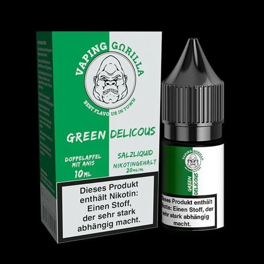 Vaping Gorilla - Green Delicous 10ml 20mg Nikotinsalz / Steuerware