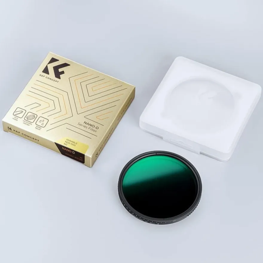 Variabler ND Filter ND3-ND1000 Graufilter 55mm 1.5-10 Blendenstufen