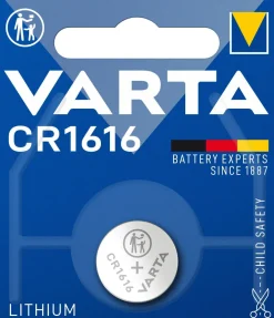 VARTA Knopfzellenbatterie Electronics CR1616 Lithium