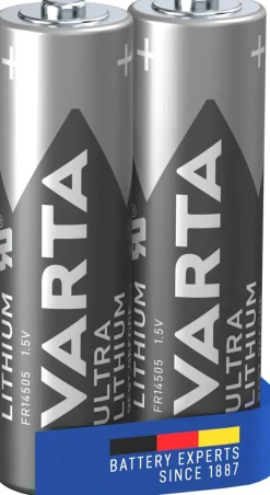 VARTA Professional Lithium Batterie AA LR6 Mignon 2er