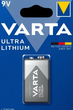 Varta Ultra Lithium 9V E-Block E Block 6FR61 Transistor 6122 1er Blister