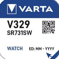 Varta Watch Knopfzelle silberoxid V329/SR731 1,55 V (1er Blister)