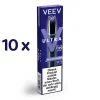 VEEV now ULTRA BLUE Raspberry 20mg/ml Nikotin 10x Einweg-E-Zigarette, Vape
