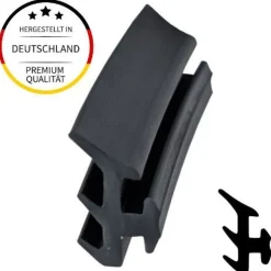 Verglasungsdichtung Gummidichtung Dichtband passend Alwo Thyssen Farbe: Schwarz