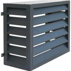 Verkleidung für Klimaanlage/Wärmetauscher HWC-O43, Abdeckung, Metall 73x97x38cm