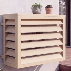 Verkleidung für Klimaanlage/Wärmetauscher HWC-O43, Abdeckung, Metall 73x97x38cm