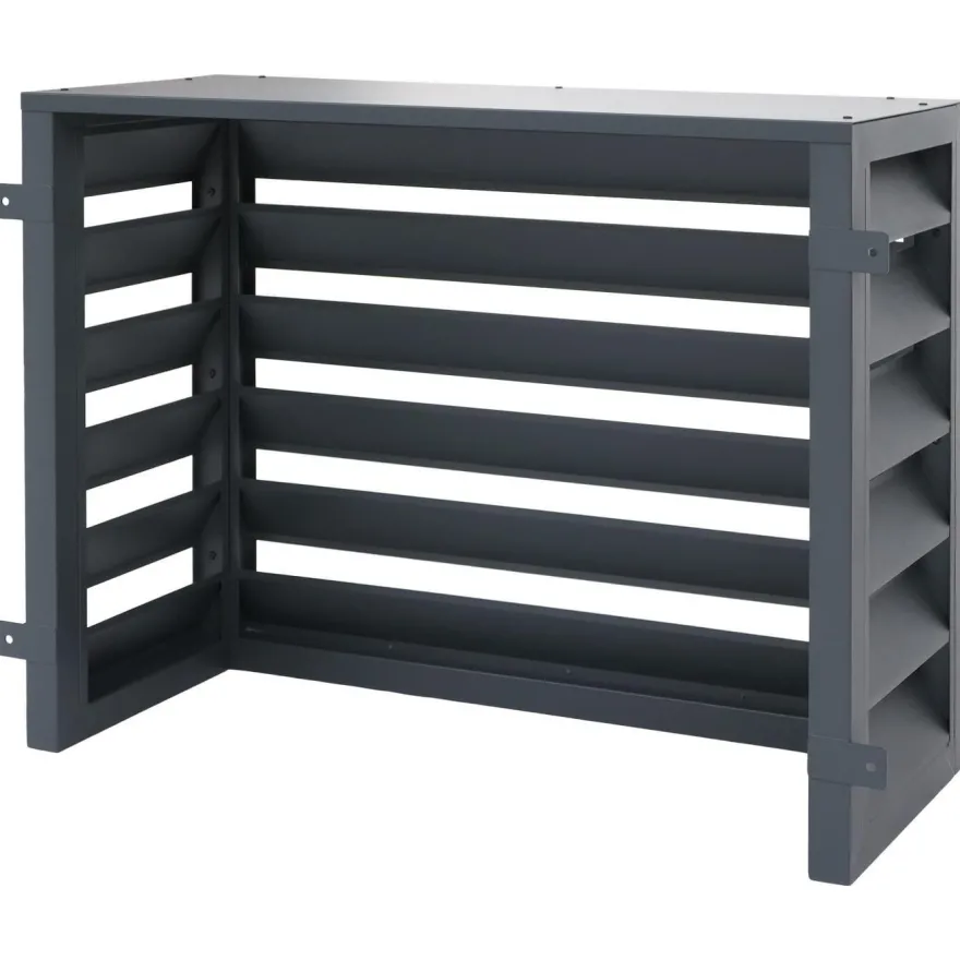 Verkleidung für Klimaanlage/Wärmetauscher HWC-O43, Abdeckung, Metall 73x97x38cm