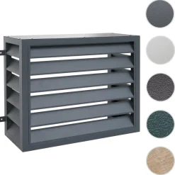 Verkleidung für Klimaanlage/Wärmetauscher HWC-O43, Abdeckung, Metall 73x97x38cm