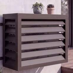 Verkleidung für Klimaanlage/Wärmetauscher HWC-O43, Abdeckung, Metall 73x97x38cm