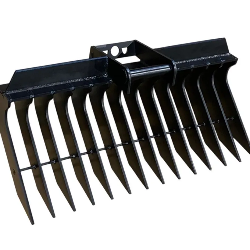 Verstärkter Roderechen MS01 / MS03 / CW05 Baggerharke Rechen 60 - 200 cm Breite