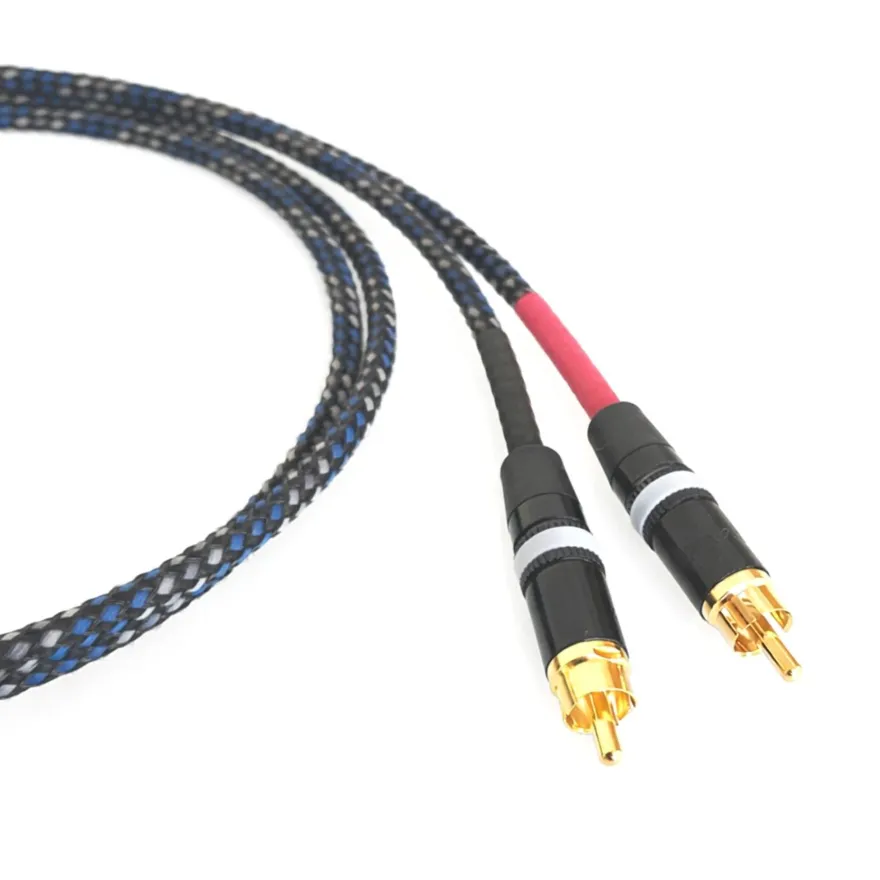 Viablue EPC-4 - HighEnd Cinchkabel - 1 Paar - Blue