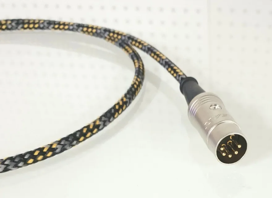 Viablue EPC-4 HighEnd DIN-Kabel 5-polig Orange - Stereo HiFi Audio