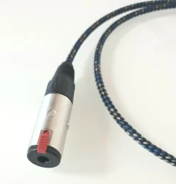 Viablue EPC-4 - HighEnd Kopfhörerkabel - Verlängerung - 6,3mm Klinke - Blue