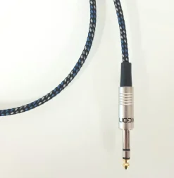 Viablue EPC-4 - HighEnd Kopfhörerkabel - Verlängerung - 6,3mm Klinke - Blue