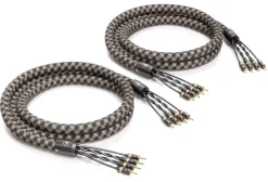 Viablue -SC-6 AIR- Referenz Lautsprecherkabel - Bi-Amping - Bananas T8 - Cobra