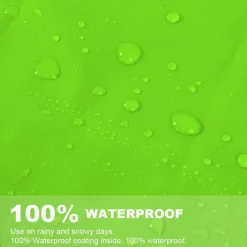 Vicloon Regenponcho 2 Stück Unisex Wiederverwendbar Transparent Regenmantel