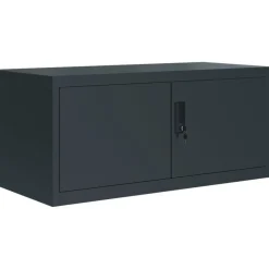 vidaXL Aktenschrank Anthrazit 90x40x220 cm Stahl