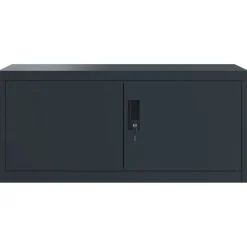 vidaXL Aktenschrank Anthrazit 90x40x220 cm Stahl